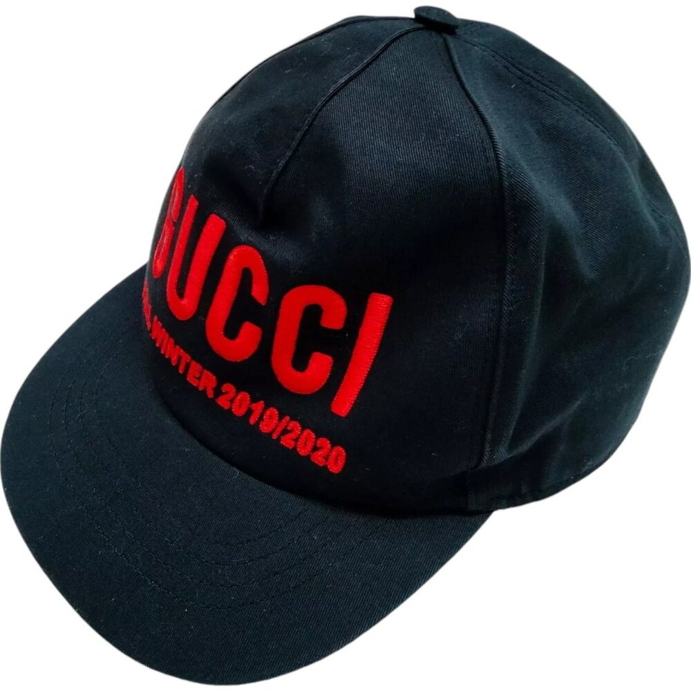 746252AU (S3) Gucci Cap Navy Blue Cotton